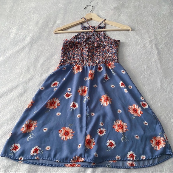 Floral Sundress with Smocked Chest - Picture 2 of 8